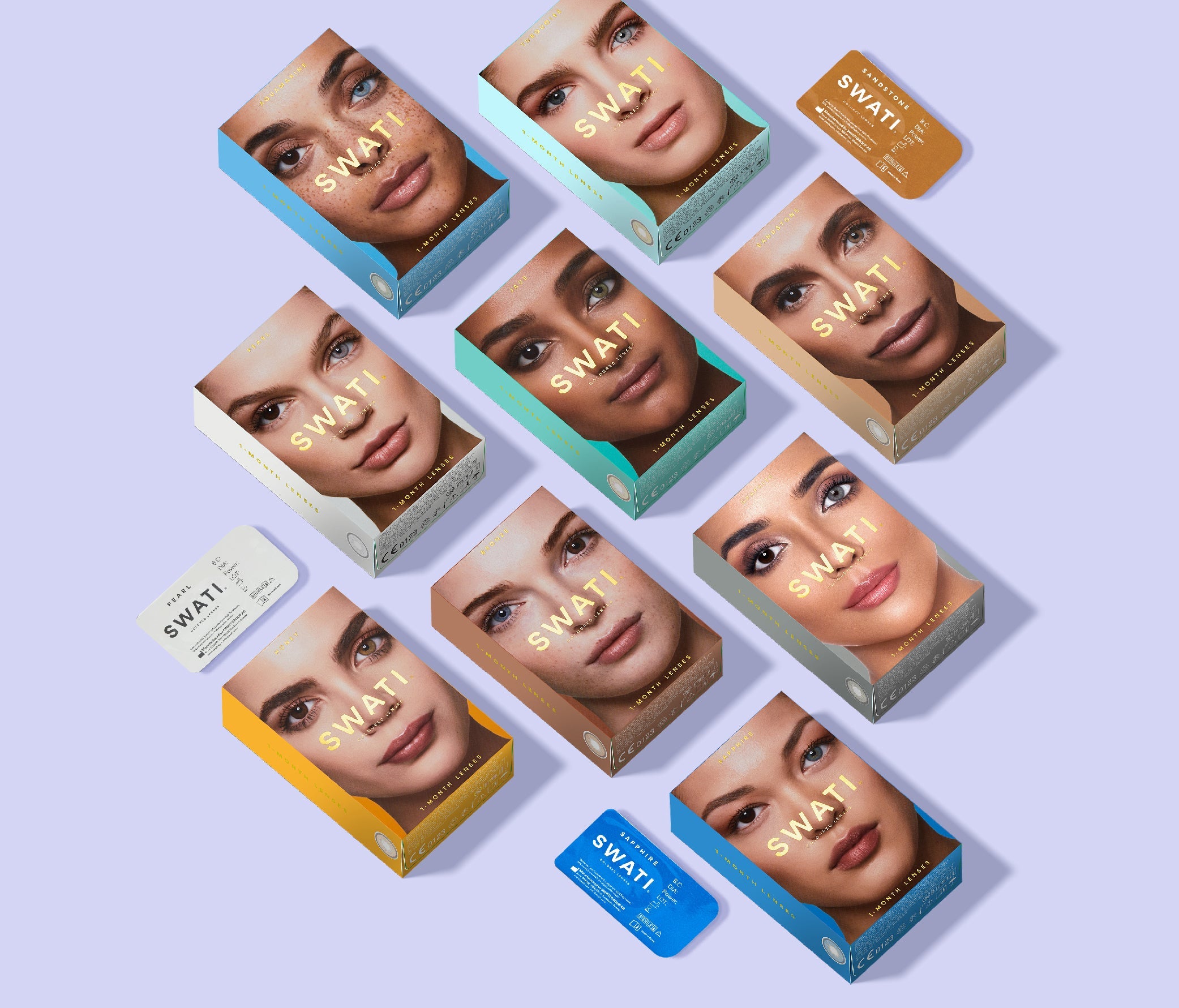 Buy monthly coloured contact lenses - SWATI Lenses – SWATI Cosmetics