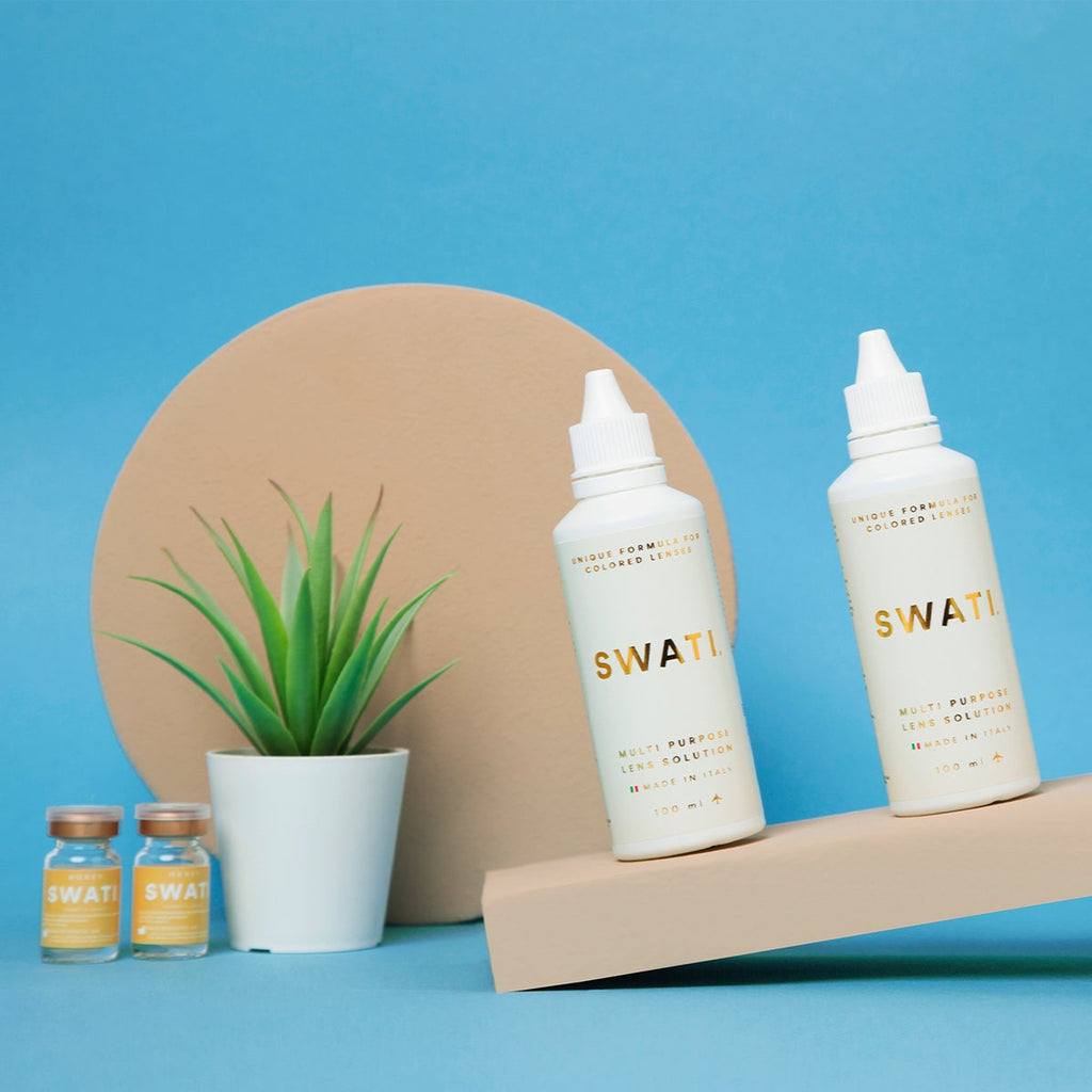 Solution pour lentilles de contact