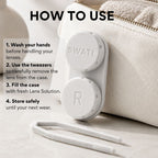 Lens Case and Tweezers