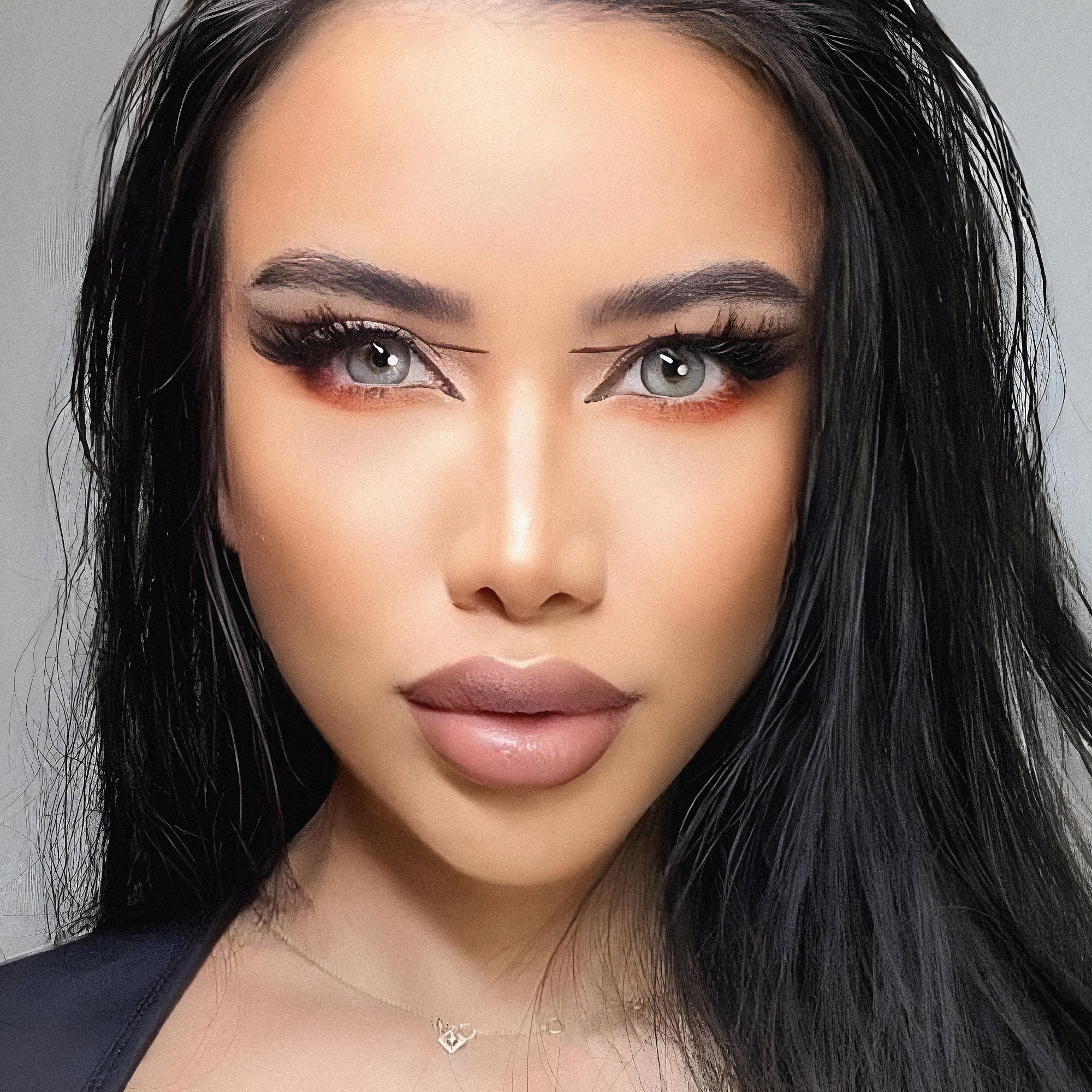 @itsmai.xo | Brown Eyes with Pearl Lenses