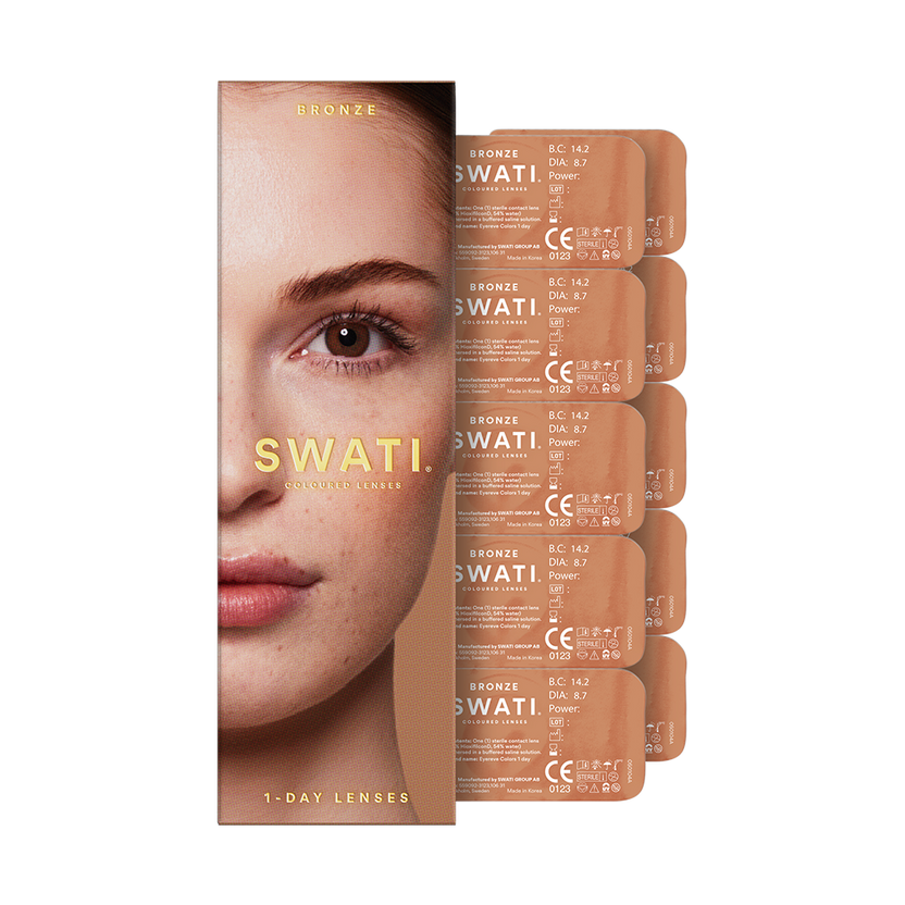 Buy dark brown daily lenses BRONZE SWATI® Official Online Store
