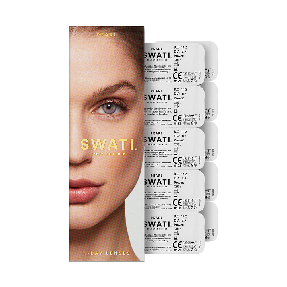 Grey lenses (PEARL) - Natural looking - 1 day