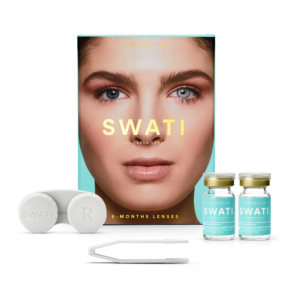 Blue contact lenses (TURQUOISE)  - Natural looking - 6 months