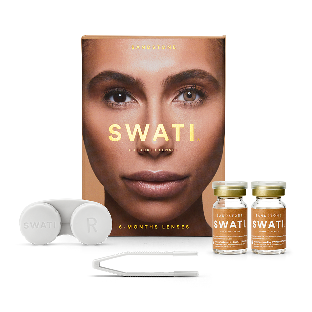 Brown contact lenses (SANDSTONE)  - Natural looking - 6 months