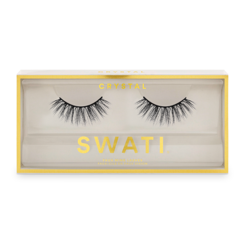 3D faux mink long & rounded lashes - CRYSTAL