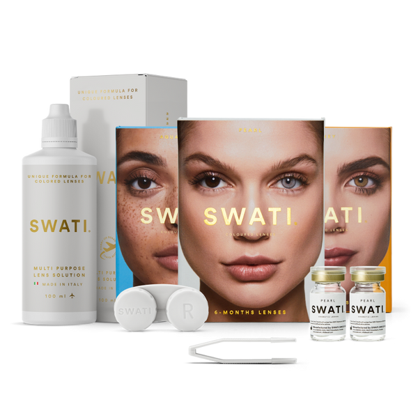 SWATI Cosmetic Glam Bundle - 3 shades - 6 Months - 1 Lens Solution