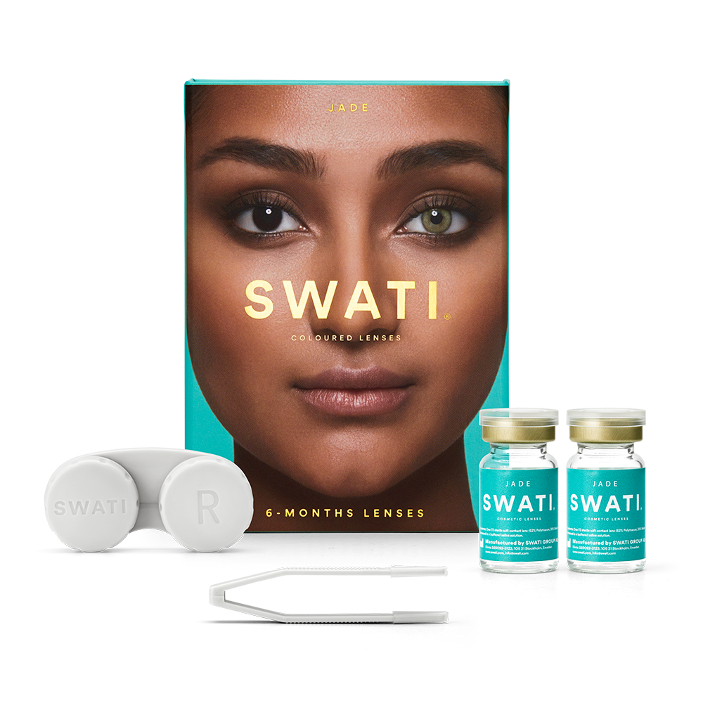 Green lenses (JADE)  - Natural looking - 6 months