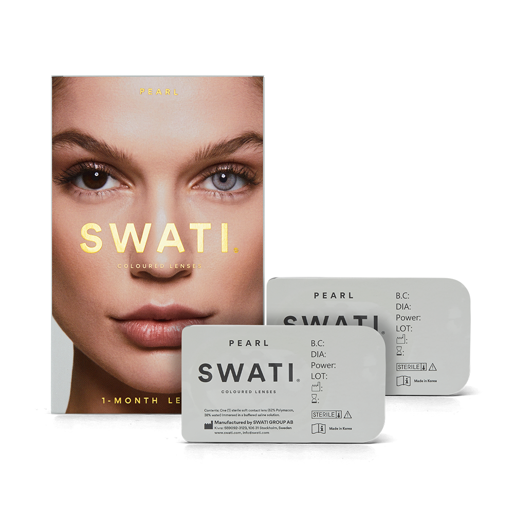 Compra lentillas mensuales grises PEARL SWATI Official Online